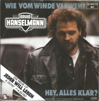 David Hanselmann - Wie Vom Winde (Single)