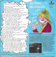 Henny Huisman - Later Als Je Groot Bent (Single)