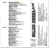 Holland Amerika Story (Cassetteband)